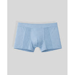 Light blue boxer briefs on a light gray background