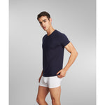 silkcut v-neck undershirt high-end breathable blend