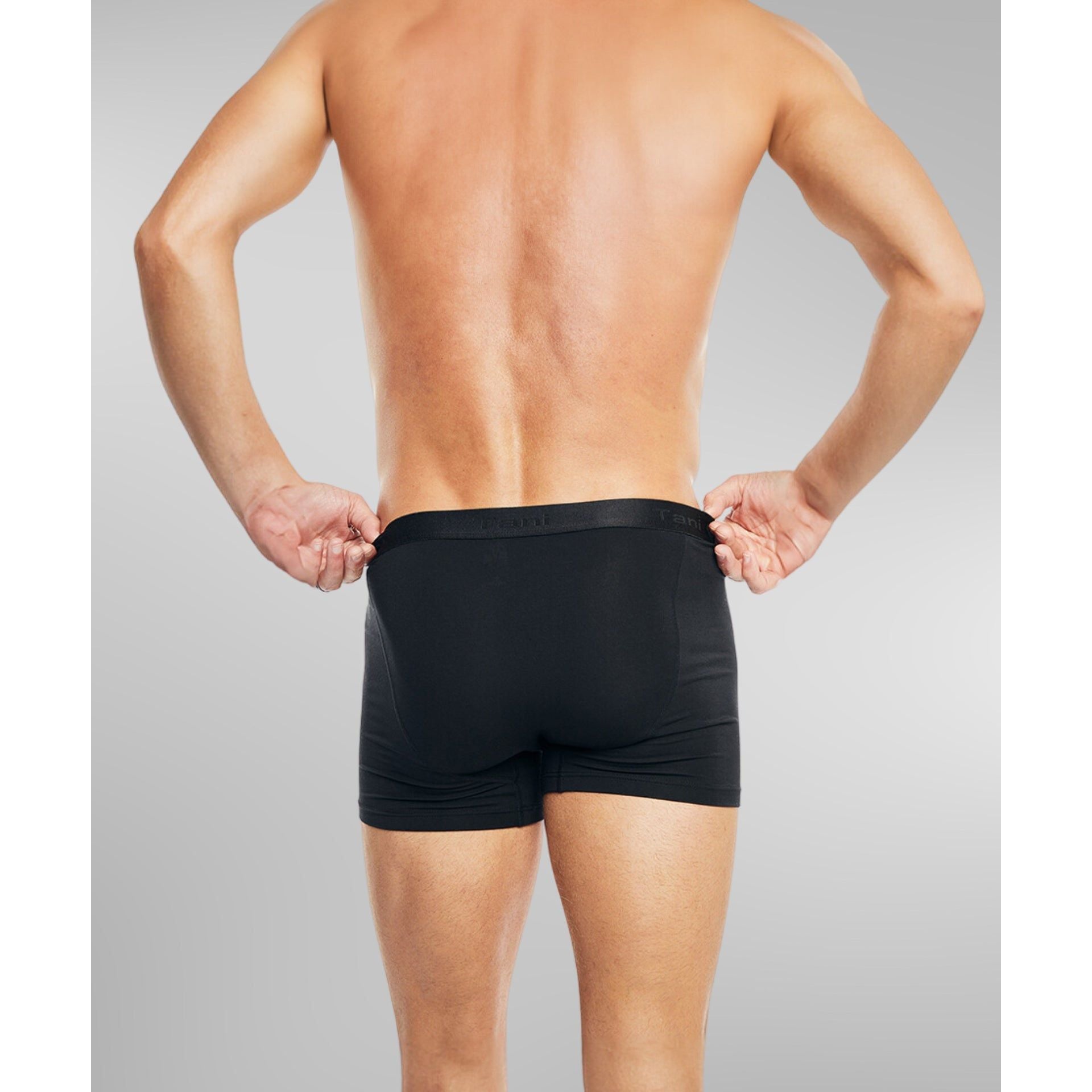 Modal and Tencel boxer briefs for men with soft waistband and no roll comfort